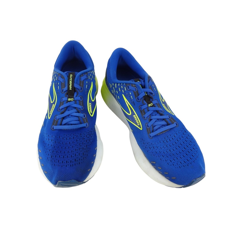 Brooks Glycerin GTS 20 Mens Running Shoes Blue Yellow Size 11 Medium‎ D